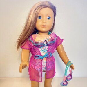 American Girl Doll - Truly Me - Summer Fun Swimsuit Set (retired in 2020)